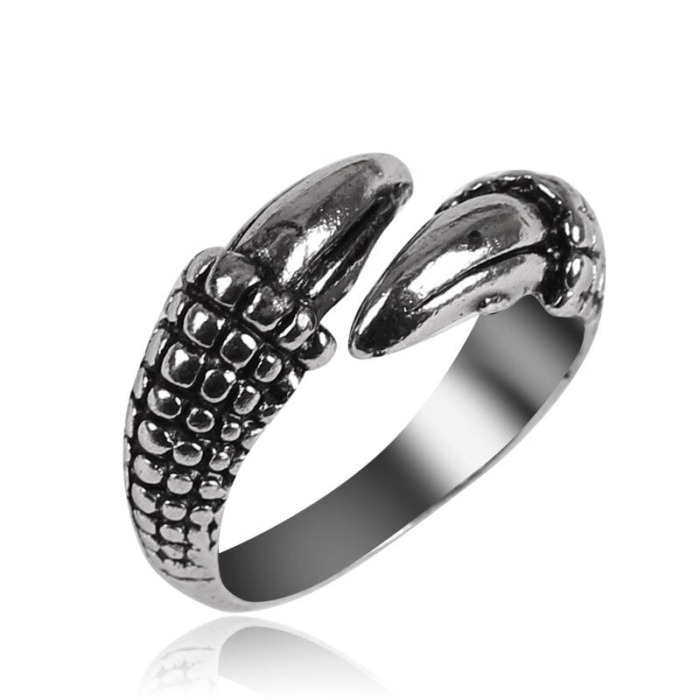 Stainless Steel Snake Claws Ring