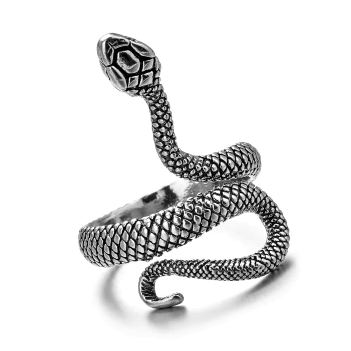 One Size Adjustable Python Snake Ring