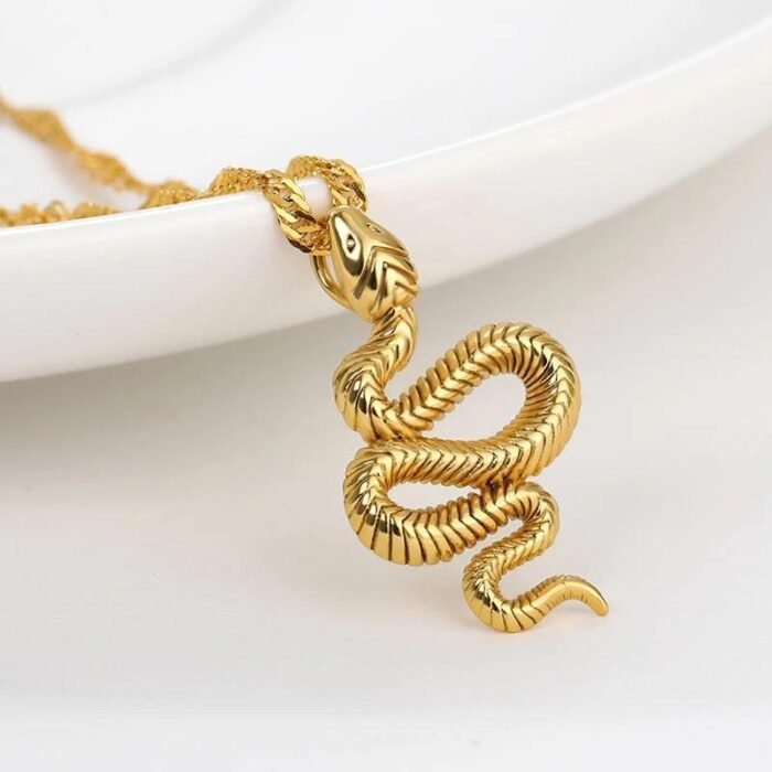 Snake Necklace gold