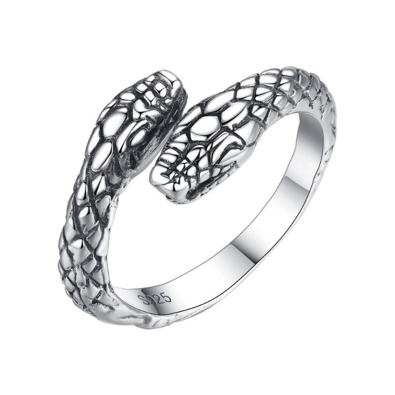 Double Headed Snake Ring