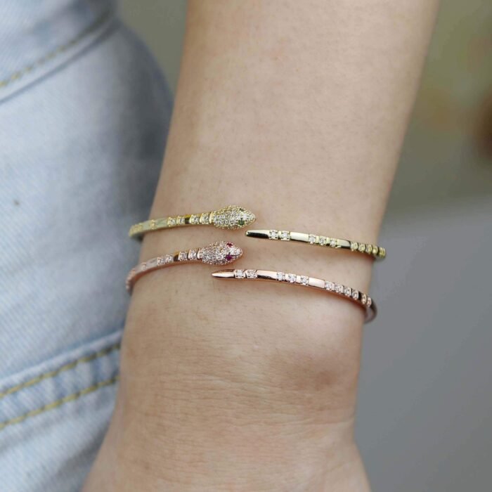 Gold Snake Bracelet for women