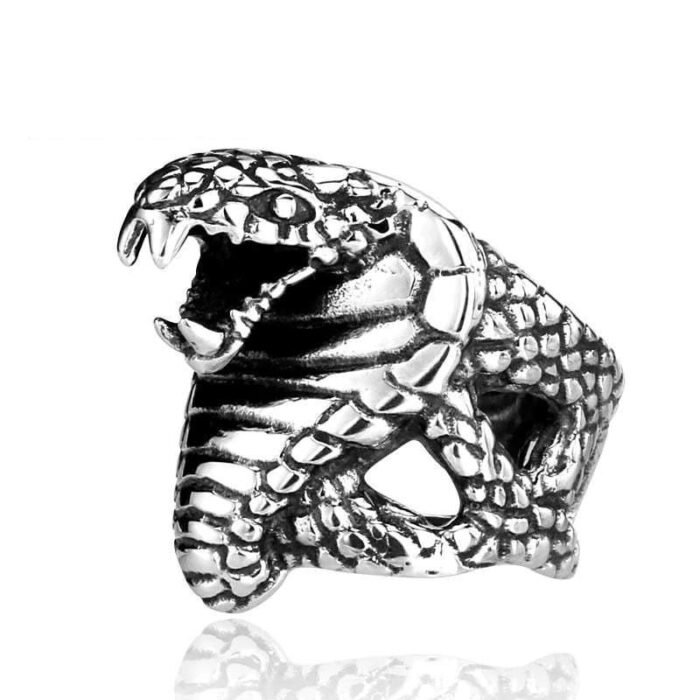 Silver King Cobra Ring
