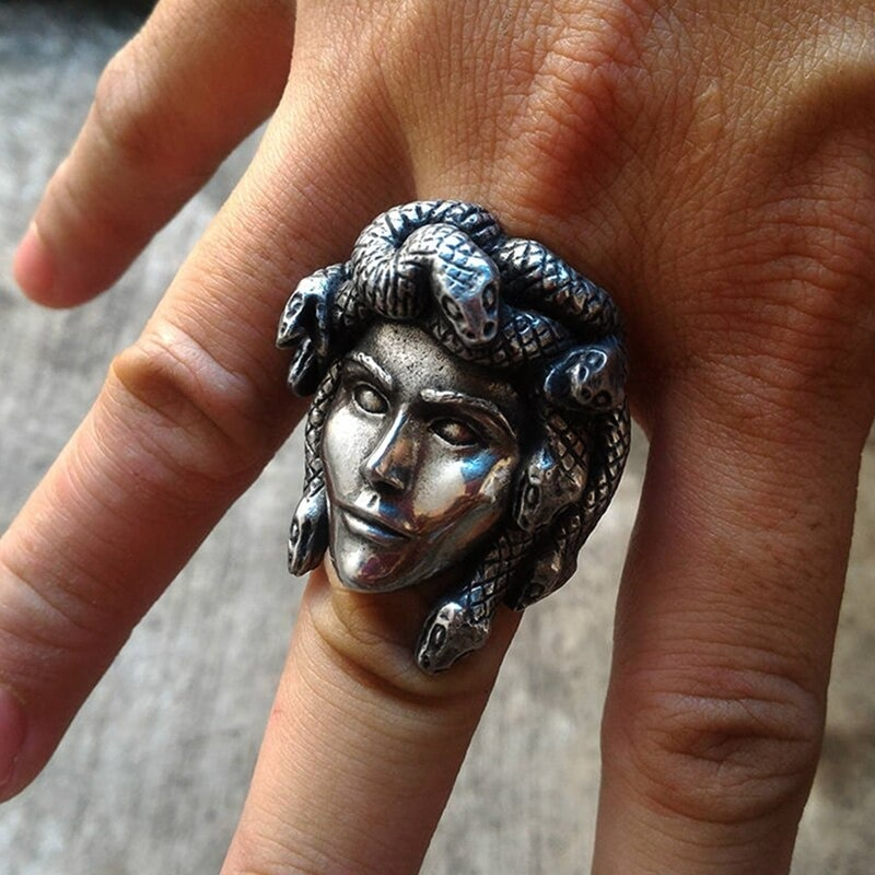 Medusa Snake Ring