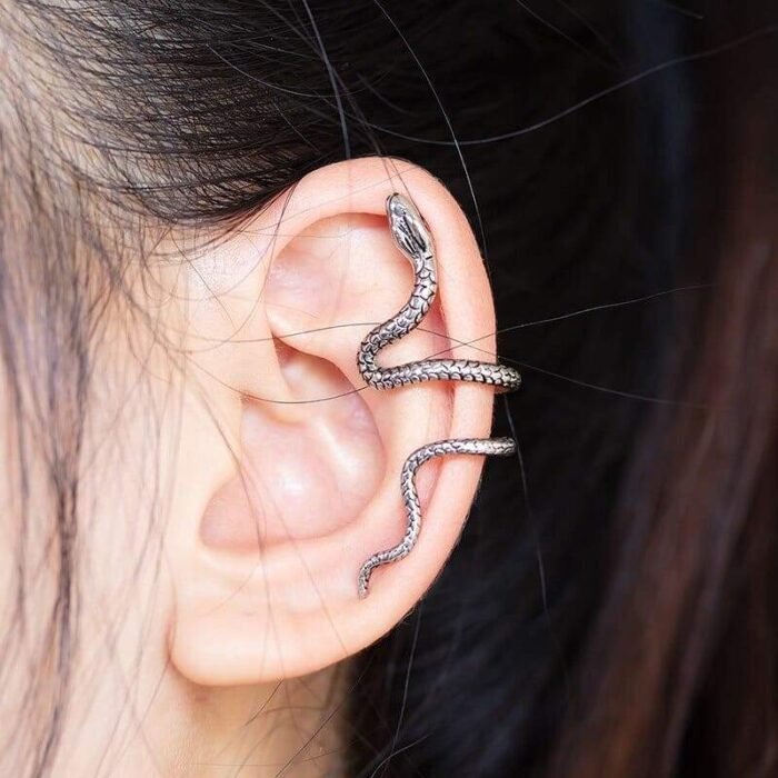Snake Clip On Earrings
