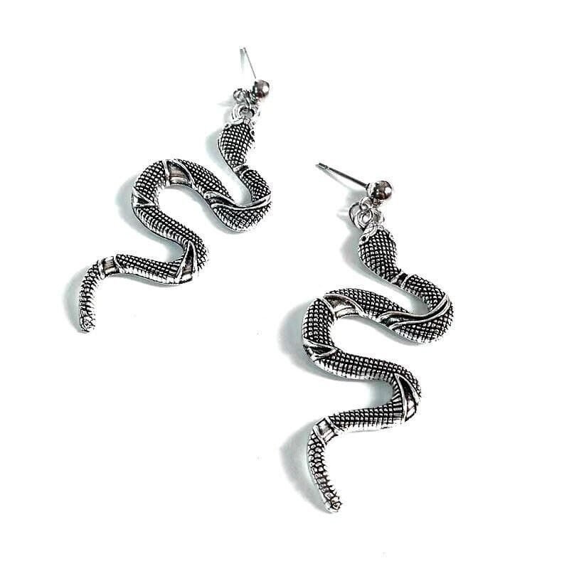 Stainless Steel Snake Earrings