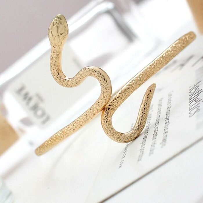 Gold Victorian Snake Bracelet