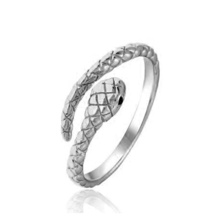 Thin Snake Ring 925 Sterling Silver