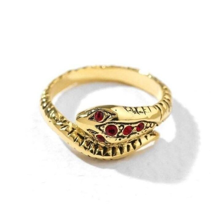 Victorian Gold Snake Ring