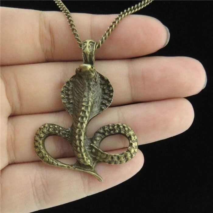 Cobra Snake Pendant Necklace