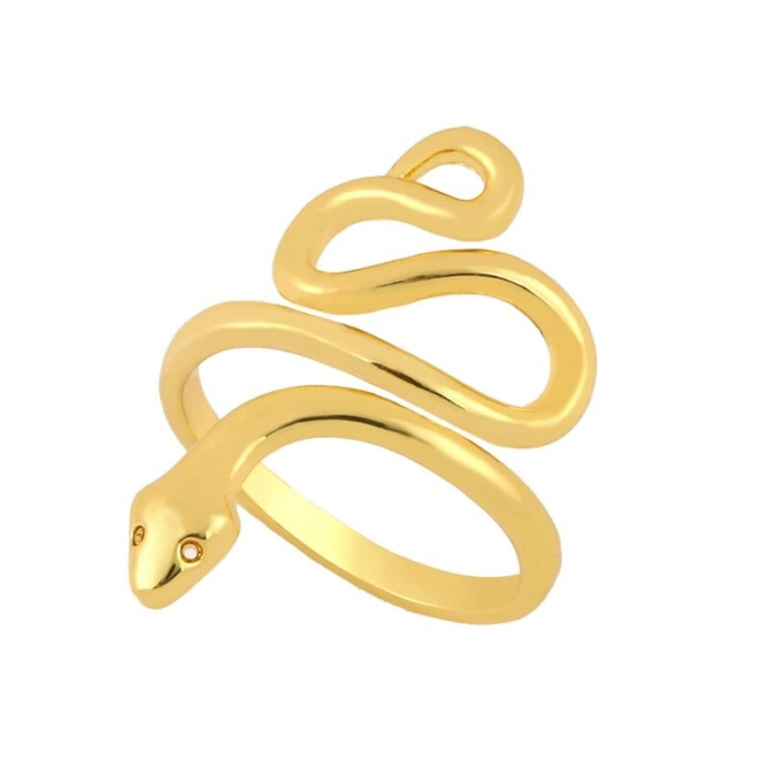 Yellow Gold Snake Ring